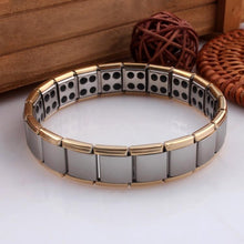 Load image into Gallery viewer, Fashion Stainless Steel Germanium Magnetic Health Bracelet Titanium Steel Jewelry(gold+silver) - Mega Discount Store Ghana