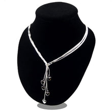 Load image into Gallery viewer, Fashion Cute Style Ladies Necklace with Heart Pendant(Silver) - Mega Discount Store Ghana