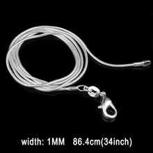 Load image into Gallery viewer, 1MM Personality Fashion Silver Plated Snake Bone Chain(Silver) - Mega Discount Store Ghana
