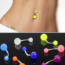 Load image into Gallery viewer, 7pcs Night Fluorescent Acrylic Belly Button Ring Random Color Delivery - Mega Discount Store Ghana