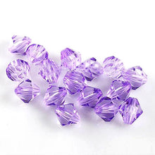 Load image into Gallery viewer, 200pcs Acrylic Transparent Crystal-like Rhombus Loose Beads(10mm) - Mega Discount Store Ghana