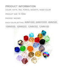Load image into Gallery viewer, 200pcs Acrylic Transparent Crystal-like Rhombus Loose Beads(10mm) - Mega Discount Store Ghana