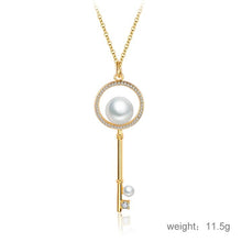 Load image into Gallery viewer, Summer Trend Diamond Shape Bead Key Necklace for Female(Gold) - Mega Discount Store Ghana