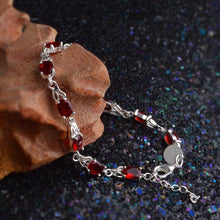 Load image into Gallery viewer, Womens Fashionable Temperamental Ruby Bracelet(Red+silver) - Mega Discount Store Ghana