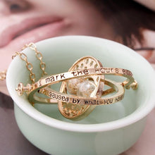 Load image into Gallery viewer, Brand New Fashion Time Converter Hourglass (GMT+8) Necklace(Gold) - Mega Discount Store Ghana