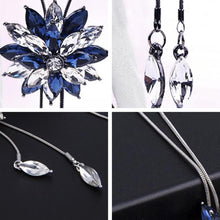 Load image into Gallery viewer, Fashion Lady Gorgeous Flower Sweater Chain Summer Dress Accessories(Blue and White) - Mega Discount Store Ghana