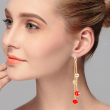 Load image into Gallery viewer, Personality Sweet Fairy Qualities Fashion Long Tassel Crystal Earrings - Mega Discount Store Ghana