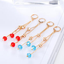 Load image into Gallery viewer, Personality Sweet Fairy Qualities Fashion Long Tassel Crystal Earrings - Mega Discount Store Ghana