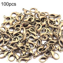 Load image into Gallery viewer, 100 PCS 12mm DIY Jewelry Accessories High-quality Alloy Lobster Claw - Mega Discount Store Ghana