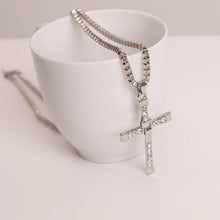Load image into Gallery viewer, Fashion Rhinestone Cross Pendant Encrypted Box Necklace - Mega Discount Store Ghana