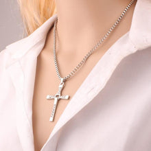 Load image into Gallery viewer, Fashion Rhinestone Cross Pendant Encrypted Box Necklace - Mega Discount Store Ghana