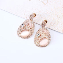 Load image into Gallery viewer, 3 in 1 Women Fashion Beautiful Diamond-shape Droplet Type Necklace Earrings Jewelry Set - Mega Discount Store Ghana