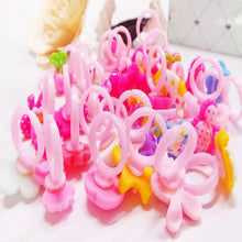 Load image into Gallery viewer, 40 PCS Children Cute Cartoon Resin Flower Animal Heart Bow-knot Ring, Smooth Surface - Mega Discount Store Ghana