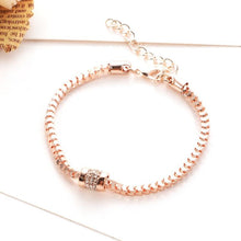 Load image into Gallery viewer, Neutral Rose Gold Jewelry Simple Fashion Accessories Boutique Zircon Diamond Bracelet - Mega Discount Store Ghana