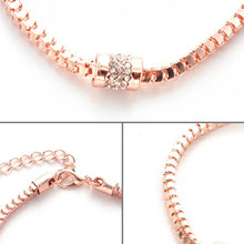 Load image into Gallery viewer, Neutral Rose Gold Jewelry Simple Fashion Accessories Boutique Zircon Diamond Bracelet - Mega Discount Store Ghana