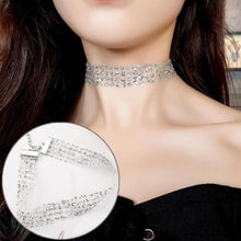 Load image into Gallery viewer, Ladies Simple Temperament Joy Super Flash Mesh Sequins Necklace Clavicle Chain - Mega Discount Store Ghana