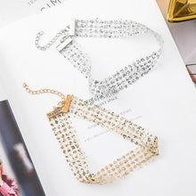 Load image into Gallery viewer, Ladies Simple Temperament Joy Super Flash Mesh Sequins Necklace Clavicle Chain - Mega Discount Store Ghana