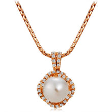 Load image into Gallery viewer, Women Gold-Plated Rhinestone Pendant Necklace, Chain Length: 45cm - Mega Discount Store Ghana