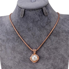 Load image into Gallery viewer, Women Gold-Plated Rhinestone Pendant Necklace, Chain Length: 45cm - Mega Discount Store Ghana