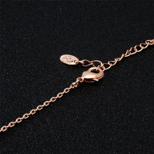 Load image into Gallery viewer, Five-Petal Crystal Flower with Zircon Pendant Necklace Chain Length: 43cm - Mega Discount Store Ghana
