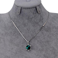 Load image into Gallery viewer, Rose Gold Five Petals with Crystal Pendant Necklace, Chain Length: 43cm - Mega Discount Store Ghana