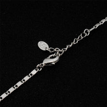 Load image into Gallery viewer, Rose Gold Five Petals with Crystal Pendant Necklace, Chain Length: 43cm - Mega Discount Store Ghana