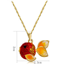 Load image into Gallery viewer, Goldfish Pendant Alloy Necklace, Chain Length: 43cm - Mega Discount Store Ghana
