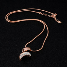 Load image into Gallery viewer, Red Copper Spiral Crystal Pendant Necklace, Chain Length: 42cm - Mega Discount Store Ghana