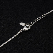 Load image into Gallery viewer, Black Heart Shaped Crystal Zircon Pendant Necklace, Chain Length: 44cm - Mega Discount Store Ghana