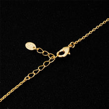Load image into Gallery viewer, Double Heart Connected Crystal Necklace, Chain Length: 43cm - Mega Discount Store Ghana
