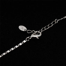 Load image into Gallery viewer, Silver Inlay Zircon Enamel Egg-Shaped Crystal Pendant Necklace, Chain Length: 43cm - Mega Discount Store Ghana