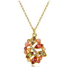 Load image into Gallery viewer, Unique Shape Crystal Gold-Plated Pendant Necklace, Chain Length: 43cm - Mega Discount Store Ghana