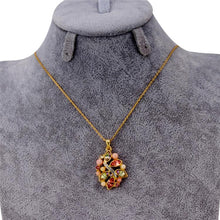 Load image into Gallery viewer, Unique Shape Crystal Gold-Plated Pendant Necklace, Chain Length: 43cm - Mega Discount Store Ghana