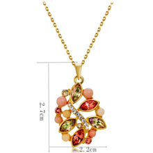 Load image into Gallery viewer, Unique Shape Crystal Gold-Plated Pendant Necklace, Chain Length: 43cm - Mega Discount Store Ghana