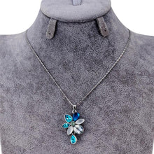 Load image into Gallery viewer, Water Lotus Hanging Crystals Inlaid Necklace, Chain Length: 43cm - Mega Discount Store Ghana