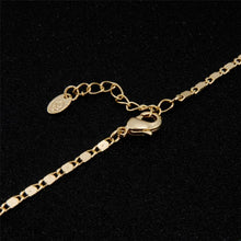 Load image into Gallery viewer, Golden Openwork Diamond Hanging Red Crystal Pendant Necklace, Chain Length: 43cm - Mega Discount Store Ghana