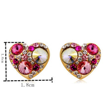 Load image into Gallery viewer, Heart Shaped Crystal Earring Set for Women - Mega Discount Store Ghana