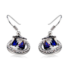 Load image into Gallery viewer, Unique Cube Block Style Crystal Ear Hooks Earrings for Women - Mega Discount Store Ghana