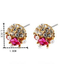 Load image into Gallery viewer, Rhinestone Square Crystal Square Stud Earrings for Women - Mega Discount Store Ghana