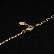 Load image into Gallery viewer, Flower Style Gold-Plated Crystal Pendant Necklace Earring Set for Women, Chain Length: 47.5cm - Mega Discount Store Ghana