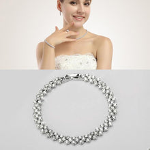 Load image into Gallery viewer, Fashion Zircon Encrusted Roman Bracelets Platinum-plated Bracelet Jewelry - Mega Discount Store Ghana