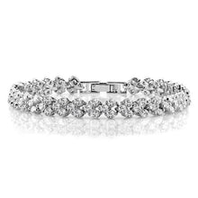 Load image into Gallery viewer, Fashion Zircon Encrusted Roman Bracelets Platinum-plated Bracelet Jewelry - Mega Discount Store Ghana