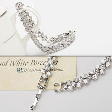 Load image into Gallery viewer, Fashion Zircon Encrusted Roman Bracelets Platinum-plated Bracelet Jewelry - Mega Discount Store Ghana