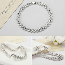 Load image into Gallery viewer, Fashion Zircon Encrusted Roman Bracelets Platinum-plated Bracelet Jewelry - Mega Discount Store Ghana