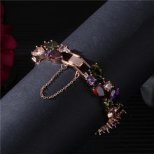 Load image into Gallery viewer, Fashion Mona Lisa Rose Gold Colorful Zircon Bead Bracelets - Mega Discount Store Ghana
