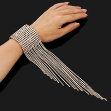Load image into Gallery viewer, Luxury Fashion Multi-row Shining Diamond Tassel Nightclub Stage Performance Bracelet Jewelry - Mega Discount Store Ghana