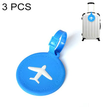 Load image into Gallery viewer, 3 PCS Round PVC Luggage Tag Travel Bag Identification Tag - Mega Discount Store Ghana