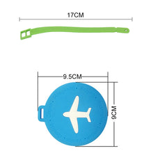 Load image into Gallery viewer, 3 PCS Round PVC Luggage Tag Travel Bag Identification Tag - Mega Discount Store Ghana