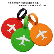 Load image into Gallery viewer, 3 PCS Round PVC Luggage Tag Travel Bag Identification Tag - Mega Discount Store Ghana