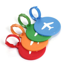 Load image into Gallery viewer, 3 PCS Round PVC Luggage Tag Travel Bag Identification Tag - Mega Discount Store Ghana